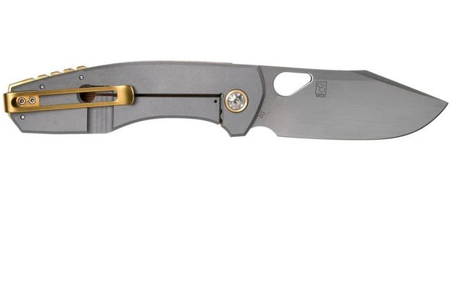 Böker Plus F3.5 01BO338 Brown Canvas Micarta Pocket Knife, Jesper Voxnaes Design 4 Böker Plus F3.5 01BO338 Brown Canvas Micarta Pocket Knife, Jesper Voxnaes Design - Image 2