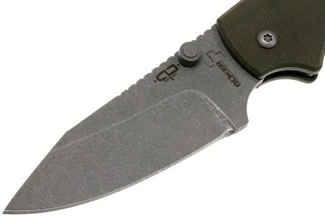 Böker Plus XS, OD-green Slipjoint Pocket Knife 5 Böker Plus XS, OD-green Slipjoint Pocket Knife - Image 3