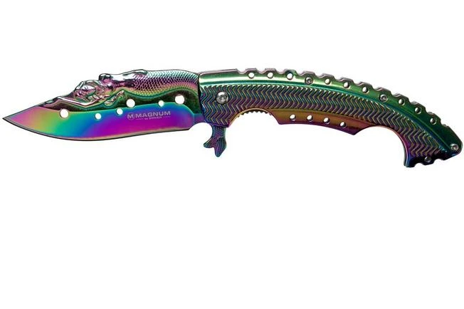 Böker Magnum Rainbow Mermaid 01LG318 Pocket Knife 3 Böker Magnum Rainbow Mermaid 01LG318 Pocket Knife