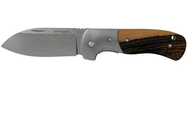 Böker Magnum Wooden Fat Jack 01MB716 Pocket Knife 3 Böker Magnum Wooden Fat Jack 01MB716 Pocket Knife
