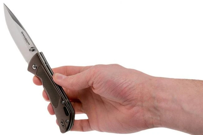 Böker Magnum Advance Checkering Dark Bronze 01RY303 Pocket Knife 10 Böker Magnum Advance Checkering Dark Bronze 01RY303 Pocket Knife - Image 8