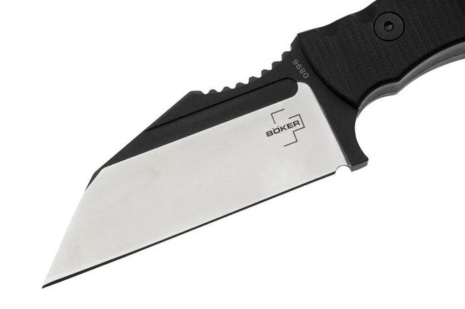 Böker Plus Andhrimnir Mini 02BO091, Double Tone Finish D2, Black G10, Fixed Knife, Midgards Design 5 Böker Plus Andhrimnir Mini 02BO091, Double Tone Finish D2, Black G10, Fixed Knife, Midgards Design - Image 3