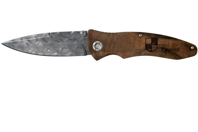 Böker Tirpitz Damast Wood Limited Edition 110192DAM Pocket Knife 3 Böker Tirpitz Damast Wood Limited Edition 110192DAM Pocket Knife