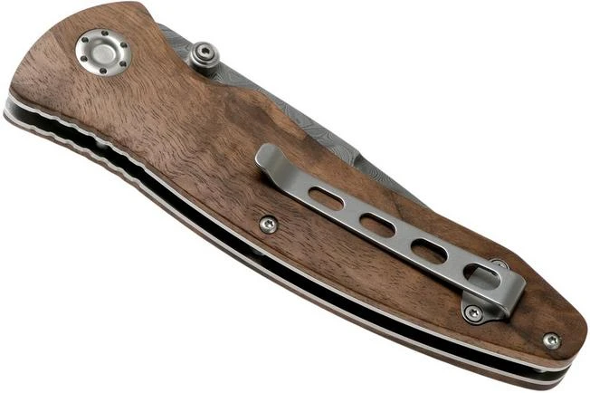Böker Tirpitz Damast Wood Limited Edition 110192DAM Pocket Knife 6 Böker Tirpitz Damast Wood Limited Edition 110192DAM Pocket Knife - Image 4