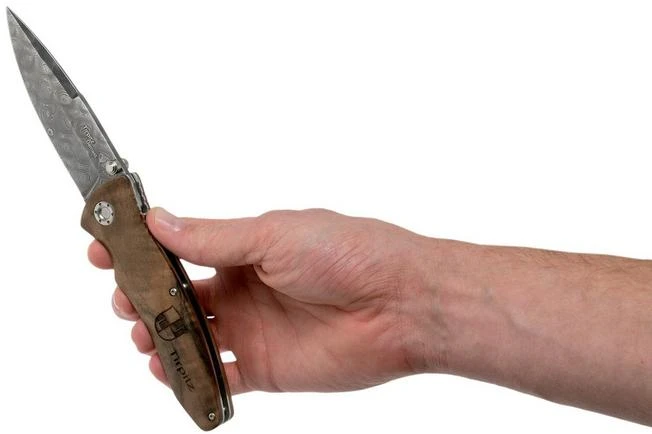 Böker Tirpitz Damast Wood Limited Edition 110192DAM Pocket Knife 10 Böker Tirpitz Damast Wood Limited Edition 110192DAM Pocket Knife - Image 8