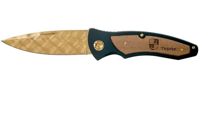 Böker Tirpitz Damast Gold 42 Limited Edition 110196DAM Pocket Knife 3 Böker Tirpitz Damast Gold 42 Limited Edition 110196DAM Pocket Knife