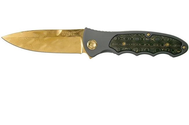 Böker Leopard-Damascus III Gold 42 110229DAM Limited Edition Pocket Knife 3 Böker Leopard-Damascus III Gold 42 110229DAM Limited Edition Pocket Knife