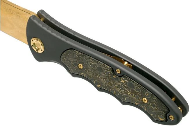 Böker Leopard-Damascus III Gold 42 110229DAM Limited Edition Pocket Knife 9 Böker Leopard-Damascus III Gold 42 110229DAM Limited Edition Pocket Knife - Image 7