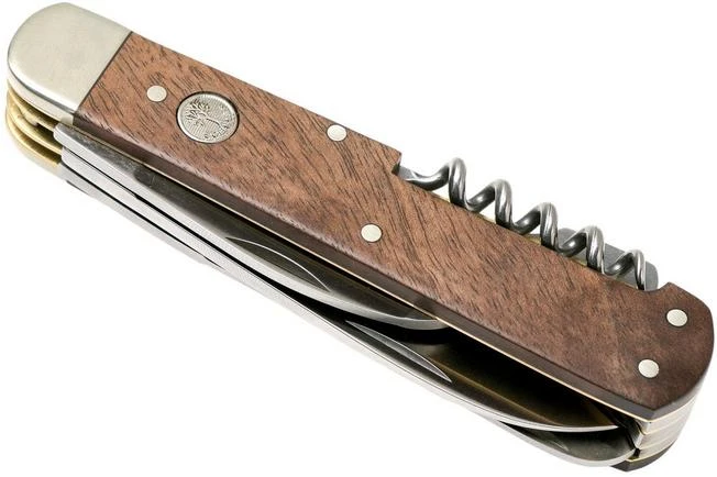 Böker Jagdmesser Quadro Jäger Gold 110646 Hunting Knife With Leather Sheath 6 Böker Jagdmesser Quadro Jäger Gold 110646 Hunting Knife With Leather Sheath - Image 4