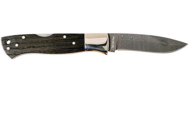 Böker Bog Oak Damascus 111100DAM Pocket Knife 4 Böker Bog Oak Damascus 111100DAM Pocket Knife - Image 2