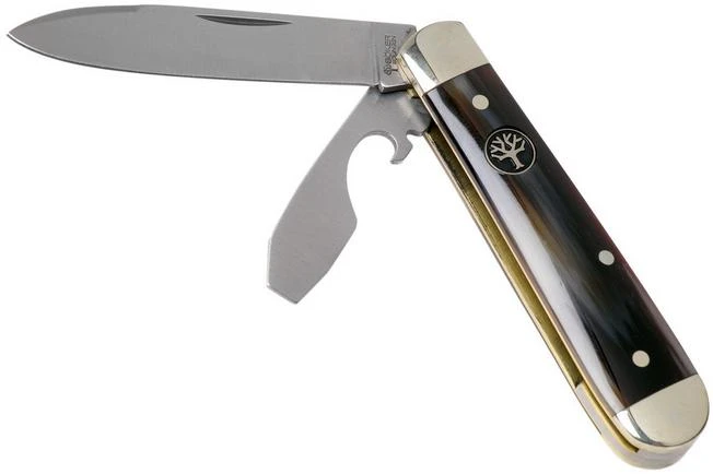 Böker Swell-End Jack Horn 111916 Pocket Knife 3 Böker Swell-End Jack Horn 111916 Pocket Knife