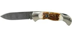 Böker Scout Spearpoint Stag Damascus 112201DAM Stag Horn, Pocket Knife