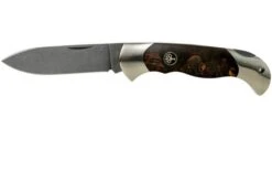 Böker Scout Spearpoint Curly Birch Damascus 112202DAM Birch Root Wood, Pocket Knife