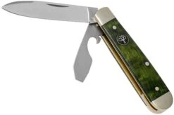 Böker Swell-End Jack Curly Birch Green 112916 Pocket Knife