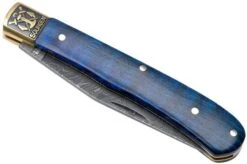 Böker Trapper Uno Annual 2021 Damascus 1132021DAM Limited Edition Pocket Knife -Böker BO1132021DAM 04 boker