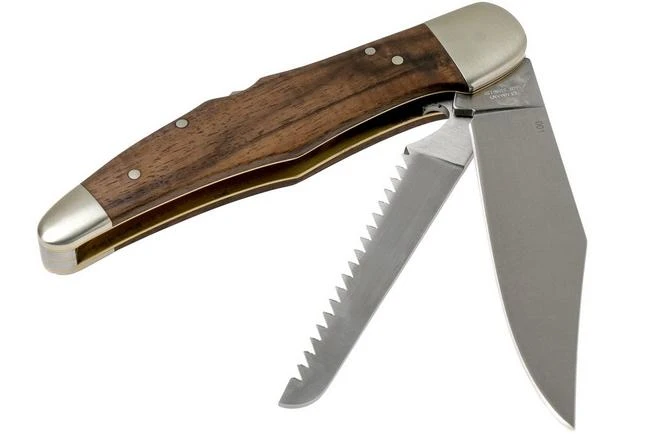 Böker Jagdmesser Duo Jäger Gold 114025 Hunting Knife With Leather Sheath 4 Böker Jagdmesser Duo Jäger Gold 114025 Hunting Knife With Leather Sheath - Image 2