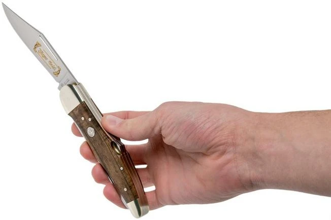 Böker Jagdmesser Duo Jäger Gold 114025 Hunting Knife With Leather Sheath 10 Böker Jagdmesser Duo Jäger Gold 114025 Hunting Knife With Leather Sheath - Image 8