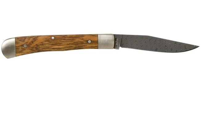 Böker Trapper Asbach Uralt Damascus 116004DAM Pocket Knife 4 Böker Trapper Asbach Uralt Damascus 116004DAM Pocket Knife - Image 2