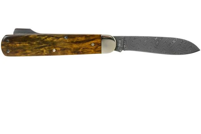 Böker Mono Damascus, Curly Birch Brown 117030DAM Hunting Knife 4 Böker Mono Damascus, Curly Birch Brown 117030DAM Hunting Knife - Image 2