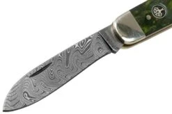 Böker Mono Damascus, Curly Birch Green 118030DAM Hunting Knife 11 Böker Mono Damascus, Curly Birch Green 118030DAM Hunting Knife -Böker BO118030DAM 03 boker