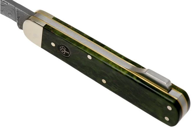Böker Mono Damascus, Curly Birch Green 118030DAM Hunting Knife 9 Böker Mono Damascus, Curly Birch Green 118030DAM Hunting Knife - Image 7