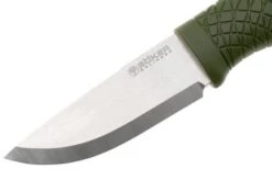 Böker Manufaktur Bronco Mini Scandi 121518 Stonewashed 3V, Green TPE, Bushcraft Knife -Böker BO121518 03 boker
