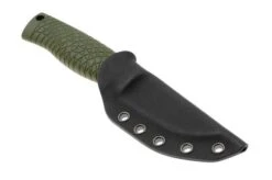Böker Manufaktur Bronco Mini Scandi 121518 Stonewashed 3V, Green TPE, Bushcraft Knife -Böker BO121518 06 boker