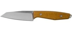 Böker Daily Knives AK1 Reverse Tanto 123502, Mustard Micarta Fixed Knife, Alex Kremer Design