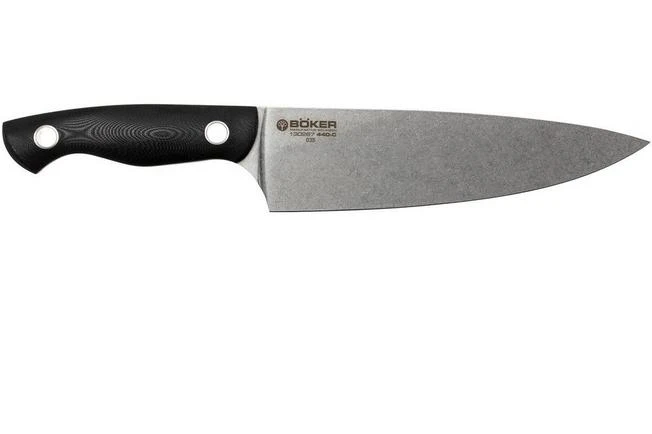 Böker 130267, Saga Chef's Knife, Stonewash Finish 4 Böker 130267, Saga Chef's Knife, Stonewash Finish - Image 2