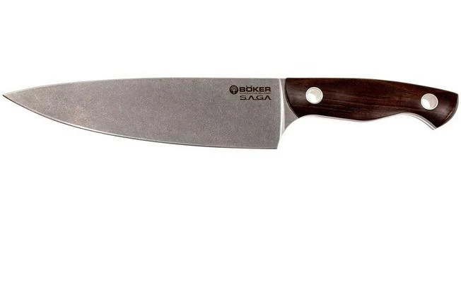 Böker 130367, Saga Chef's Knife, Grenadill 3 Böker 130367, Saga Chef's Knife, Grenadill