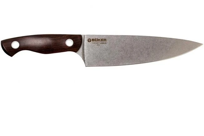 Böker 130367, Saga Chef's Knife, Grenadill 4 Böker 130367, Saga Chef's Knife, Grenadill - Image 2