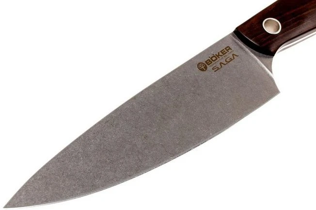 Böker 130367, Saga Chef's Knife, Grenadill 5 Böker 130367, Saga Chef's Knife, Grenadill - Image 3