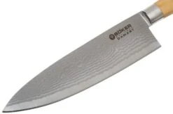 Böker Damast Olive 15.5 Cm Small Chef's Knife, 130439DAM -Böker BO130439DAM 03 boker bo130439dam 03 1