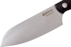 Böker 131266 Saga Santoku Knife 16 Cm, Blue Satin Finish -Böker BO131266 03 boker saga satin bo131266 03