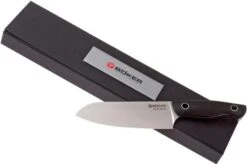 Böker 131266 Saga Santoku Knife 16 Cm, Blue Satin Finish -Böker BO131266 07 boker saga satin bo131266 07