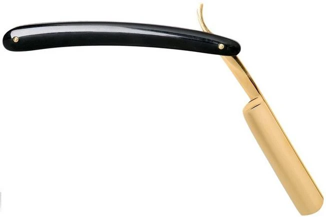 Böker Manufaktur Waldorf 24 Karat Gold 5/8" Straight Razor 140321 4 Böker Manufaktur Waldorf 24 Karat Gold 5/8" Straight Razor 140321 - Image 2