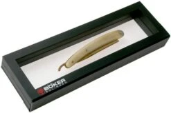 Böker Manufaktur Damascus Horn Straight Razor 140524DAM 15 Böker Manufaktur Damascus Horn Straight Razor 140524DAM -Böker BO140524DAM 07 boker