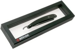 Böker Manufaktur Ebony Damascus Straight Razor 140609DAM 15 Böker Manufaktur Ebony Damascus Straight Razor 140609DAM -Böker BO140609DAM 07 boker