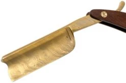 Böker Manufaktur Master Cutter Damascus Gold, Desert Ironwood 140801DAM Straight Razor 10 Böker Manufaktur Master Cutter Damascus Gold, Desert Ironwood 140801DAM Straight Razor -Böker BO140801DAM 03 boker